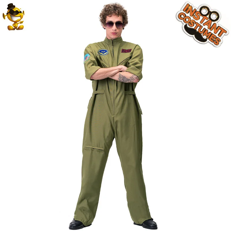 

2025 New Adult Men's Pilot orm Performance Costume loween Air Force orm Stage Outfit Co Traditional Chinese Tang Suit