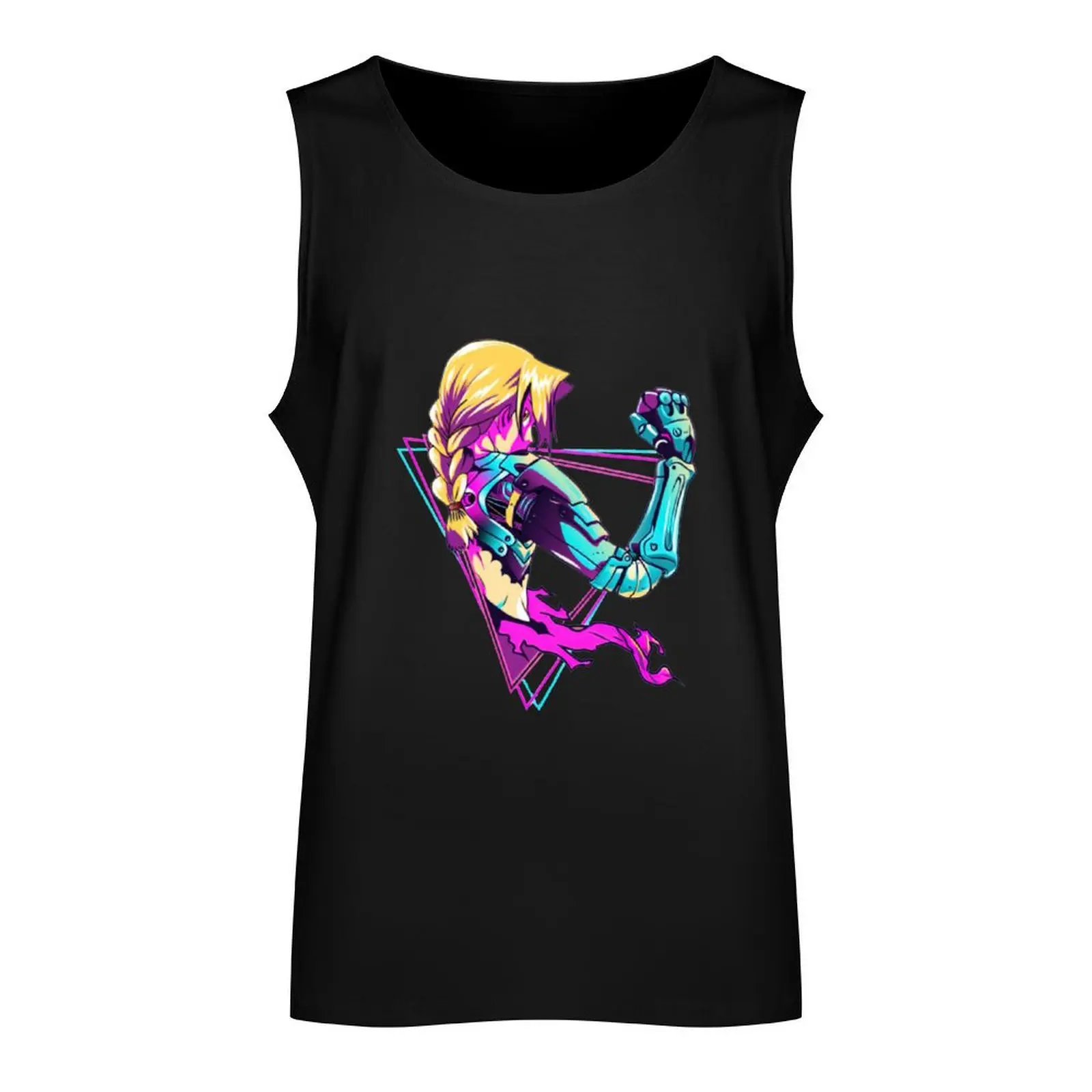 Fullmetal Alchemist Tank Top fitness gym clothes man fitness Male clothes