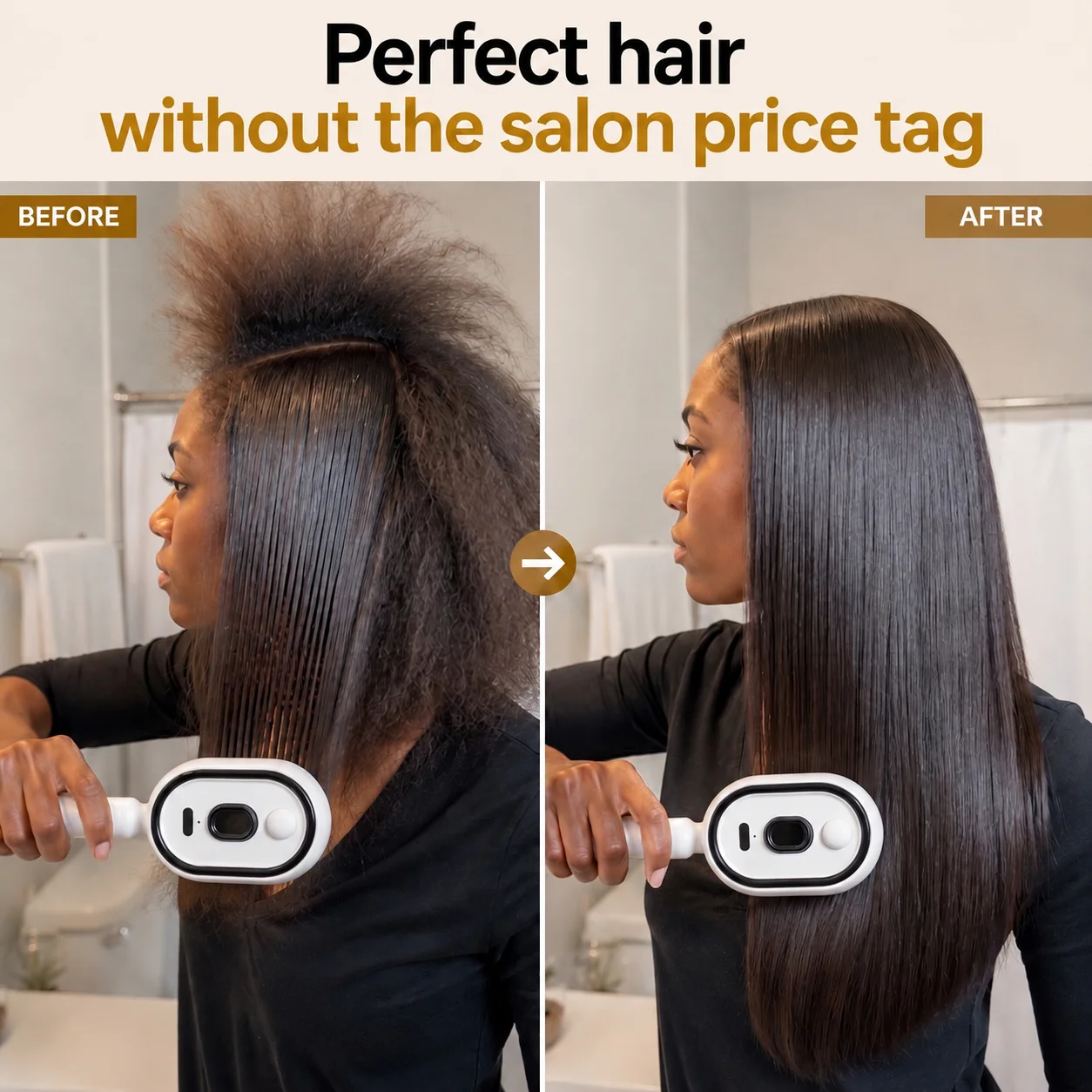 RGGMQQ Electric Steaming Massage Hair Brush,Rechargeable Detangling Anti Static Spray Brush for Dry Hair,Reduce Frizz & Nourish view 6