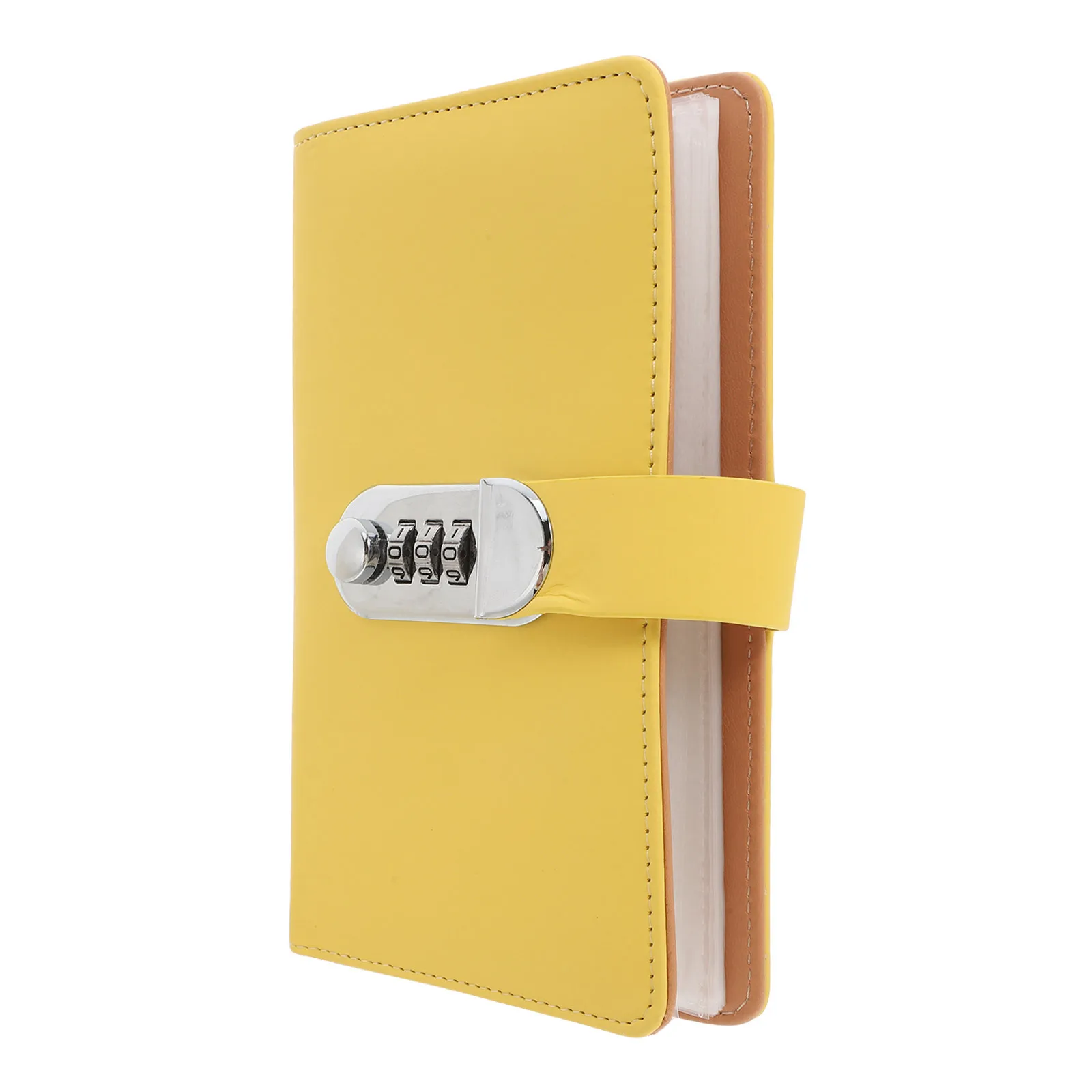 

Money Saving Challenge Binder Financial Goals Book with Lock Budget Planner Secure Cash Storage Multifunctional