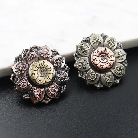 Zen Buddha Fidget Spinner Metall Lotushjul Fingertoppsgyro Dekompression Coola Prylar ADHD Och Ångestleksaker Barn Vuxna 10 best sales fidgethjul - №3