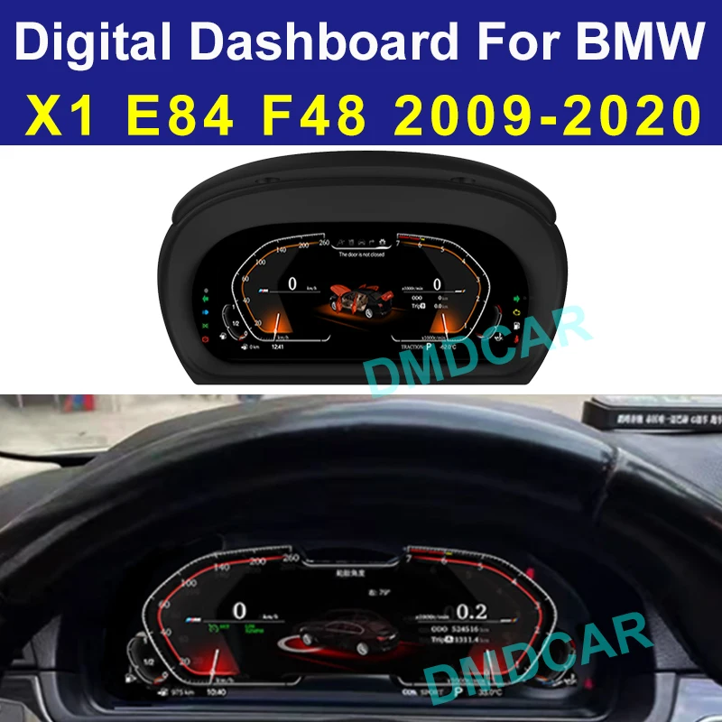 

12.5" Latest Car LCD Digital Dashboard Panel Instrument Cluster Cock Speedometer BMW X1 X2 F48 F49 F39 2016-2022