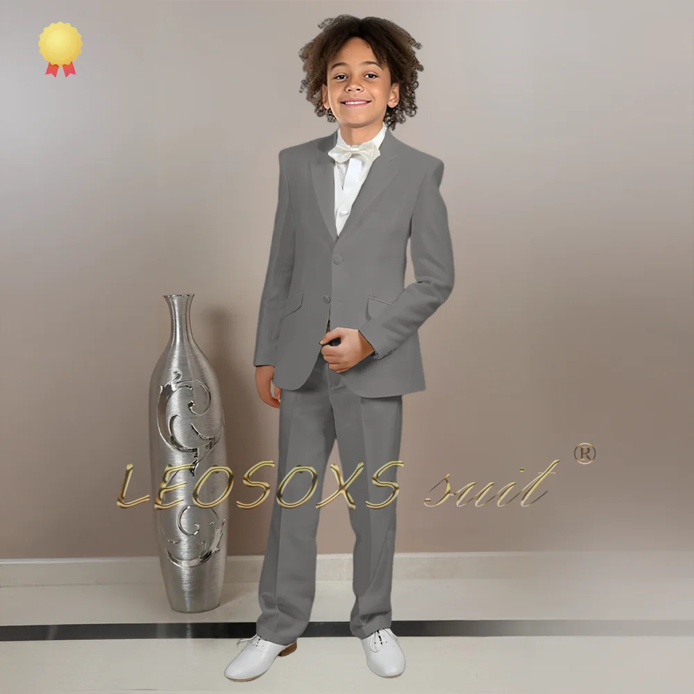 Conjunto de traje formal para niños (edad de 2 a 26 años) |   Esmoquin de 2 piezas para niño Slim Fit |   Boda, fiesta, cumpleaños, actuación |   Personalizado disponible