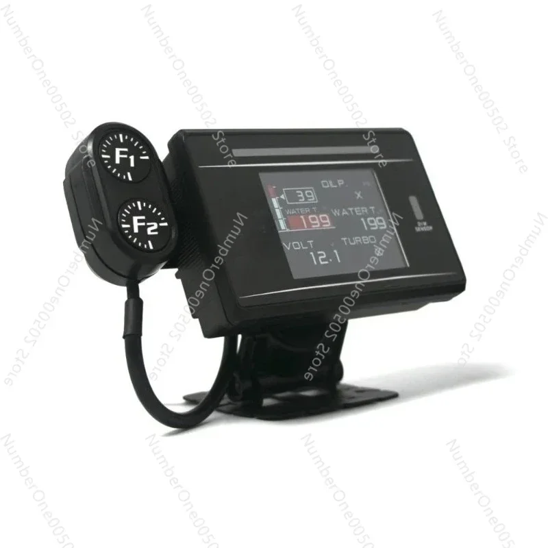 10 in 1 OBD Gauge Multifunction Monitor Turbo Boost RPM Oil Temp Pressure Water Temp Vacuum Car Diagnostic Tool