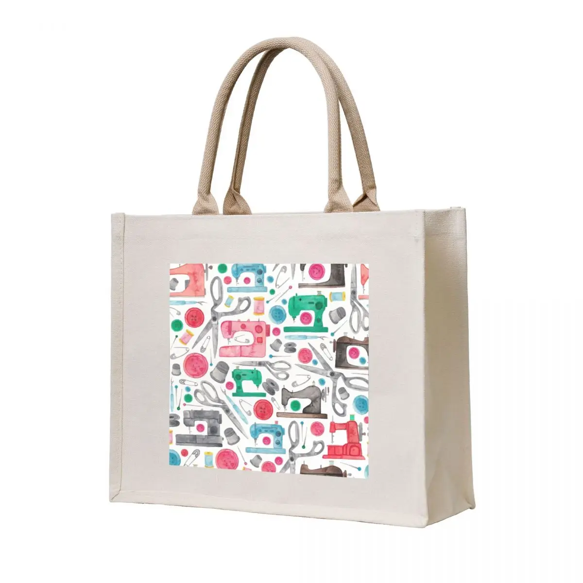 

Sewing Pattern Tote Bag Reusable bags woman shopping bag Women bags