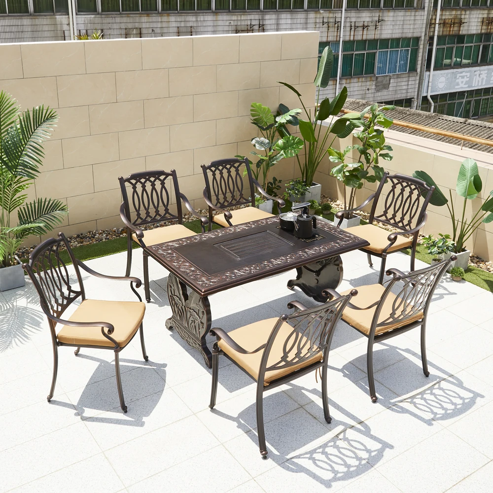 Modern Style Cast Aluminum Gar - Outdoor Furniture From China recension och pris