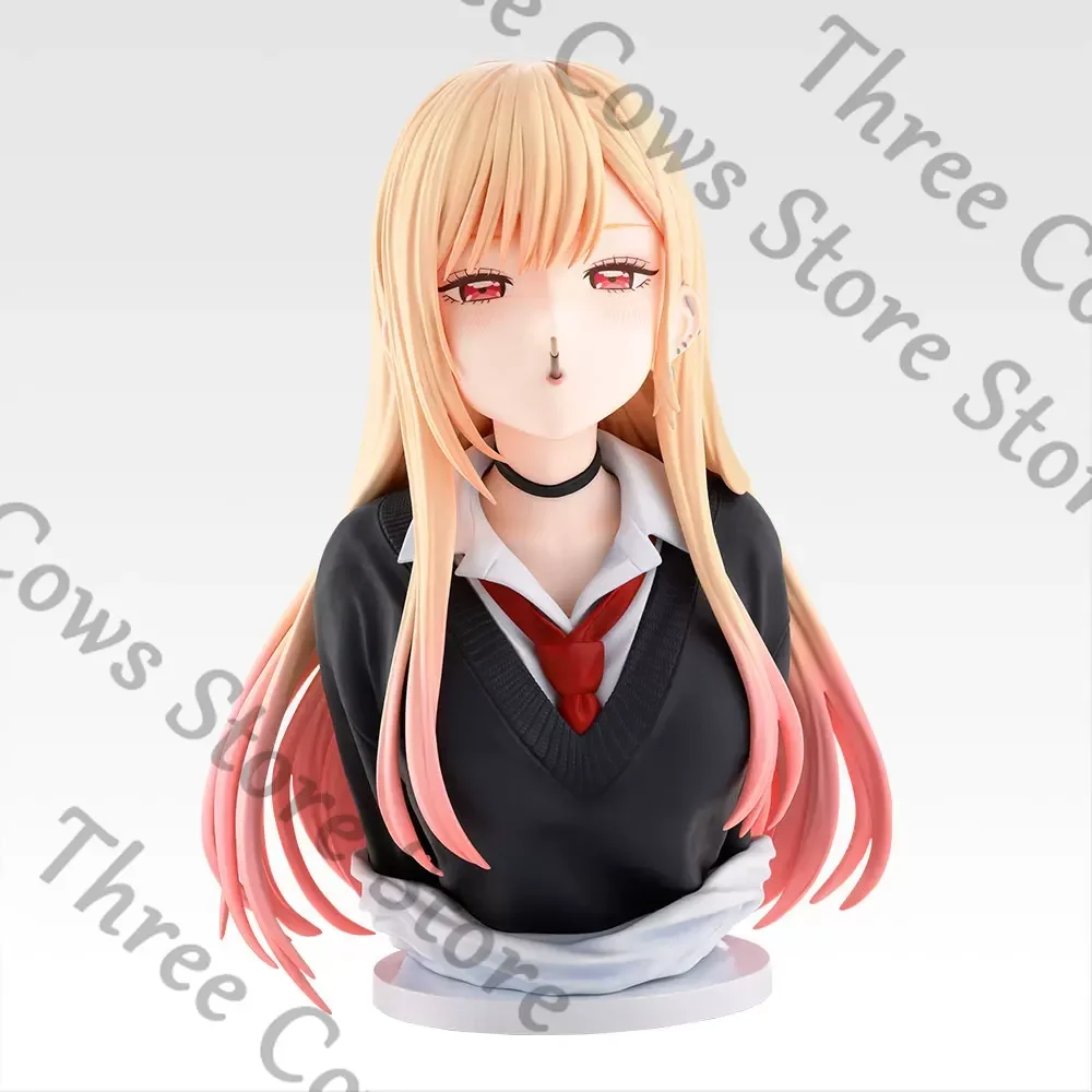 Genuine Anime My Dress-Up Darling Kitagawa Marin Cosplay Cartoon Figures Model Garage Kits Models Kit Girl Statue Collection