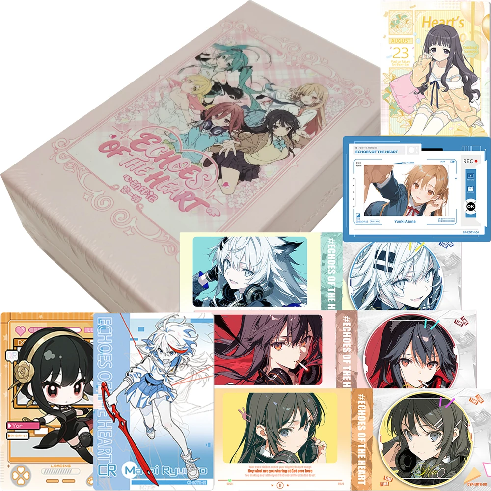 ECHOES OF THE HEART Collection Cards Surprise Creative Precious Characters Desktop Display Cards Peripheral Toys Teenager Gifts