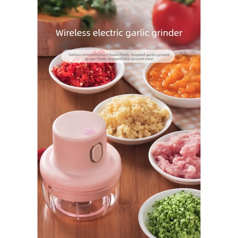 Best-selling household meat grinder, baby and infant food processor, mini multi-functional electric garlic crusher