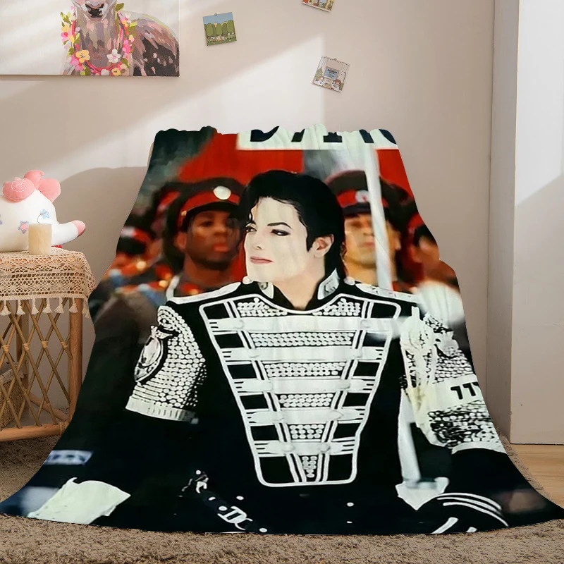 

Fleece Blanket Sofa A-Michael A-Jackson Microfiber Bedding Warm Winter King Size Fluffy Soft Blankets Knee Bed Camping Nap