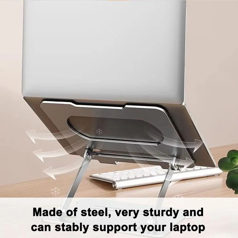 Laptop Convenient Foldable Multi-function Cooling Laptop Tablet Alloy Stand Laptop Convenient Stand Convenient Adjustable