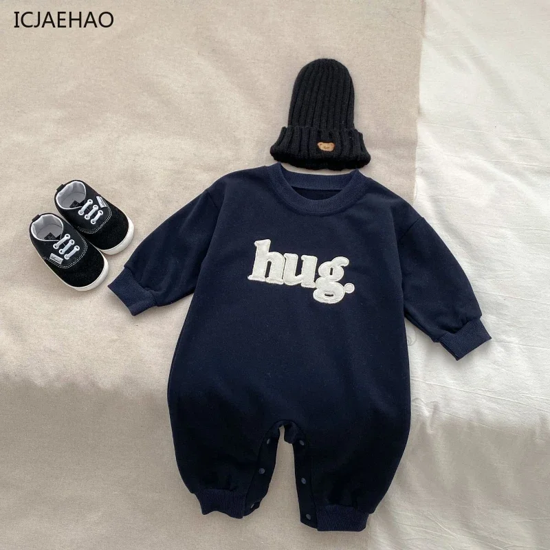 

ICJAEHAO 2024 Baby Boys Girls Bodysuit Matching Newborn Body Bebe Jumpsuit Long Sleeve Cotton Clothes 0-12 Months Rompers Outfit