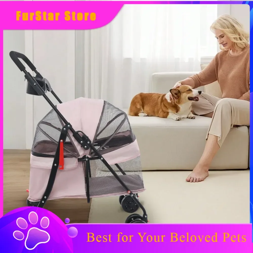 poussette-furstarpet-avec-capacite-de-40-lb-grand-chariot-respirant-a-4-roues-avec-freins-pour-chiens-et-chats-de-taille-moyenne