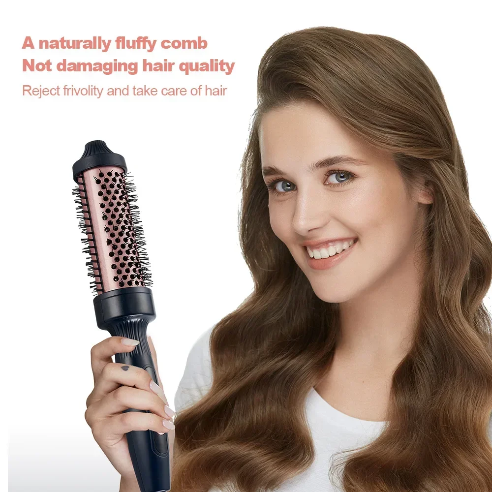 High quality   Curling Comb LCD Curling Iron Does Not Hurt The Hair Roller Comb Electric Heating Straight Hair Comb Straight Cur