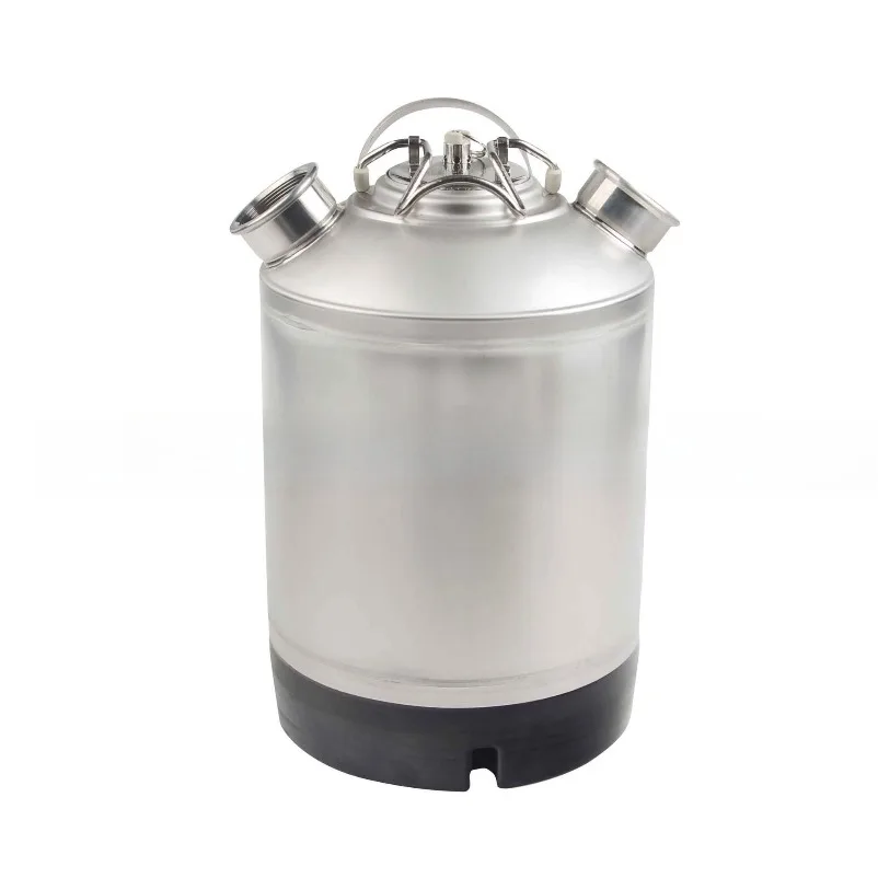 10 Liter Cleaning Bucket 2 Heads Draft Beer Machine Pipeline Cleaning Self-brewed Beer Bucket
