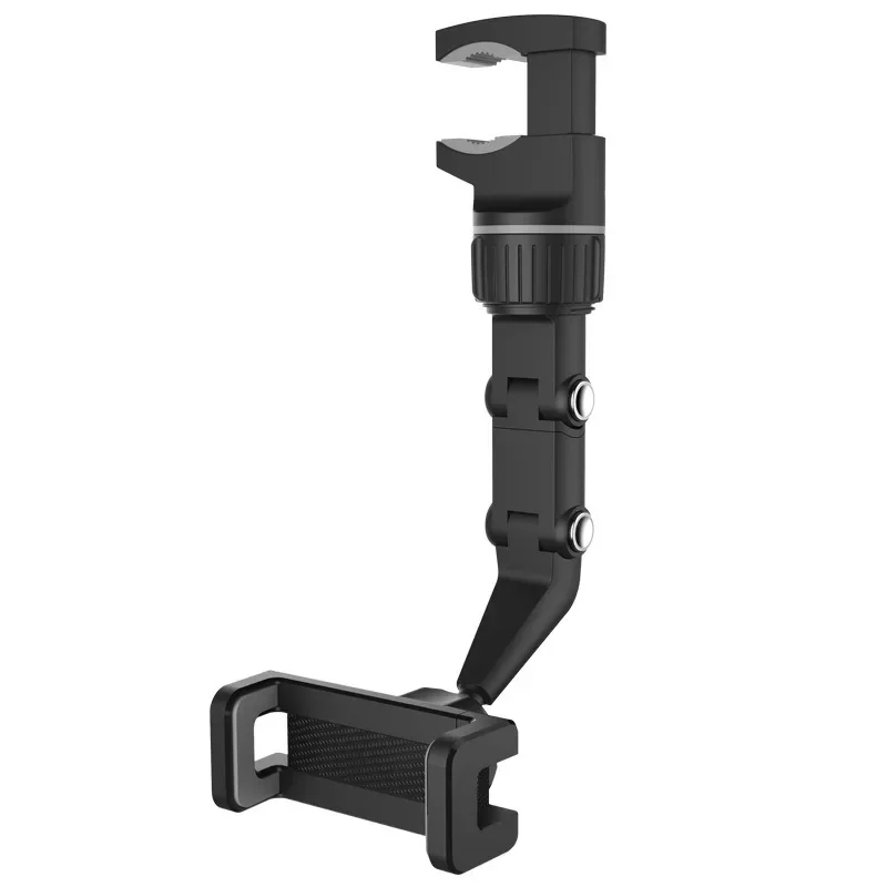 360° Rotatable Multifunctional Rearview Mirror Phone Holder, Retractable Car Phone Mount car holder car accessories