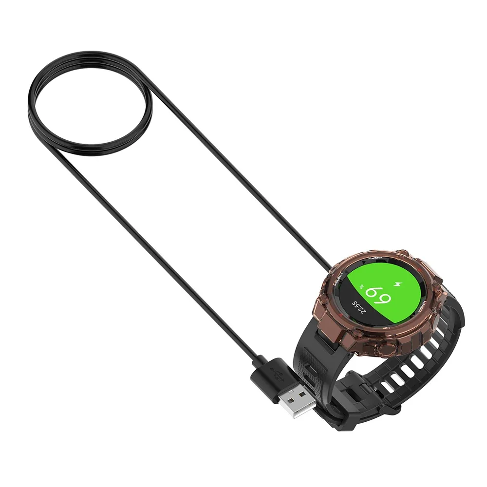 Huami t-rex cabo de carregamento USB para relógio inteligente, 1m, 47mm, 42mm/gts, watcha1919-a191919-smart, amazfit gtr