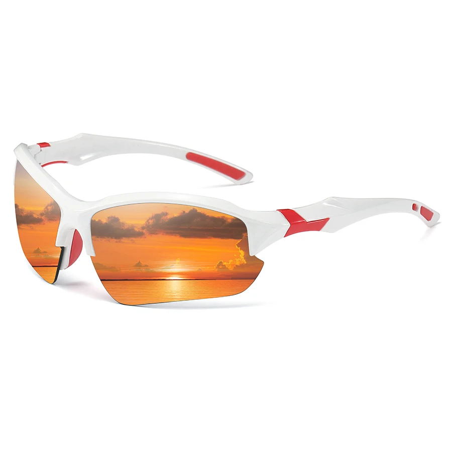 AliExpress SNQP 10PCS Fashion Vintage Half Frame Glasses Driving Fishing Cycling Men Women Running Mountaineering Sport Protective Glasses