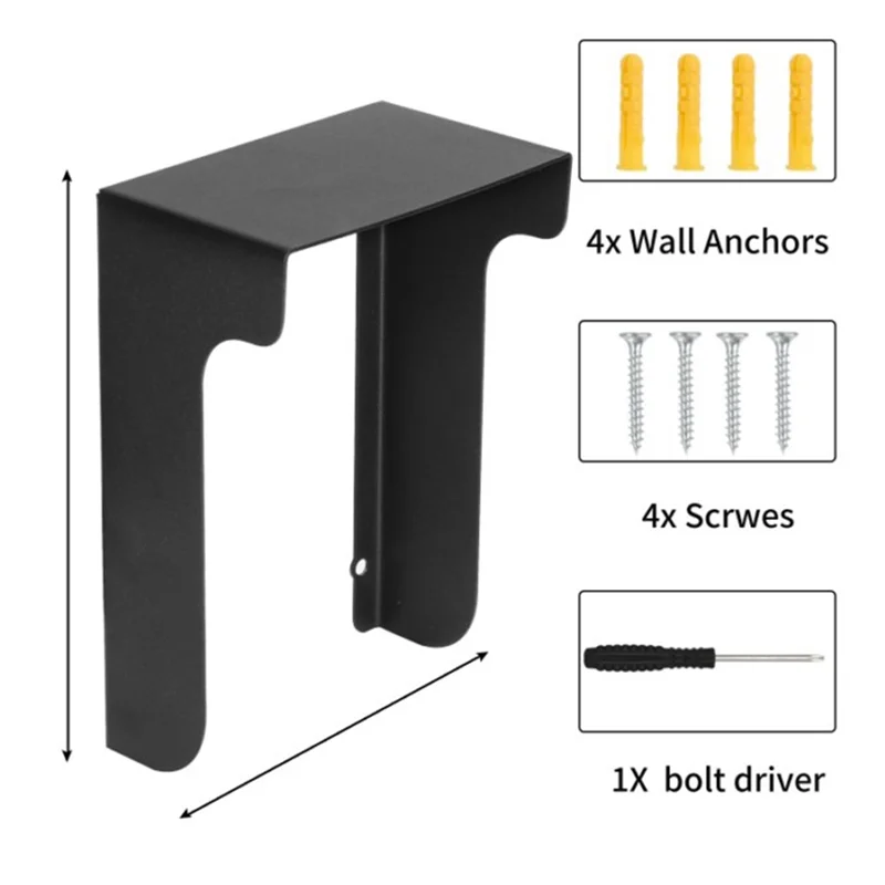 【Superdeals】Doorbell Rain Cover Metal Anti-Theft Doorbell Door Bracket Non-Drilling Mounting Bracket For Video Doorbell Cover Br
