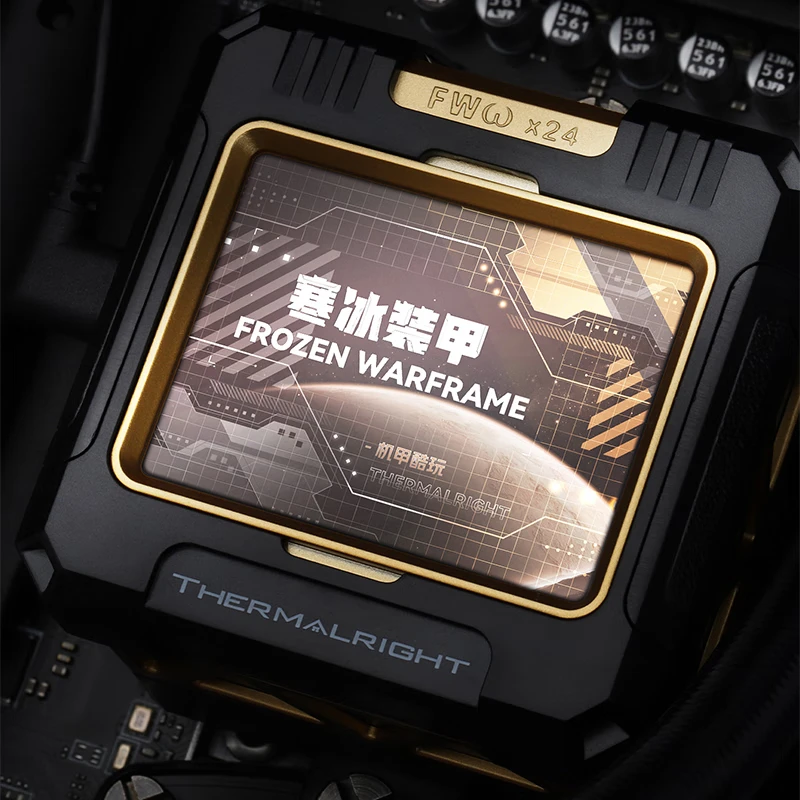 Thermalright FW 420 BLACK CPU Cooler Fan All-in-one Screen Water Cooling Radiator ARGB 120mm Fan for Gaming Cooling