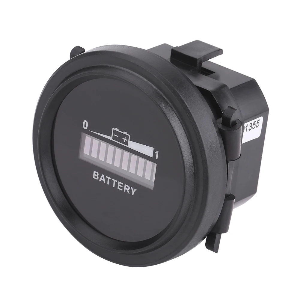 مقياس البطارية مقياس البطارية مؤشر البطارية متر 12 فولت/24 فولت/36 فولت/48 فولت/72 فولت LED مؤشر البطارية الرقمية متر مقياس للعربة