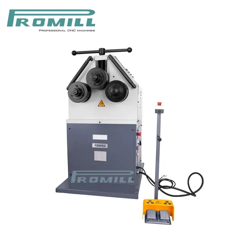 HCY Tube Profile Bending Machine Hydraulic Round Bending Machine with Electric Three-Roller-Wheel HRBM50HV