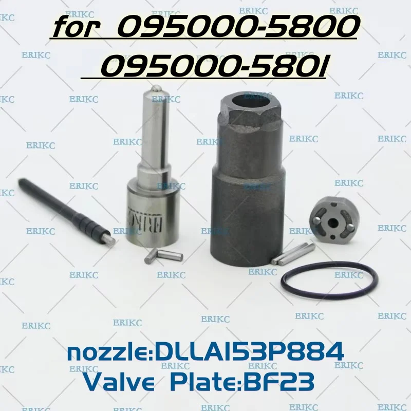 Diesel 6C1Q9K546AC Injector Overhaul Repair Kits DLLA153P884 (093400-8840) Nozzle,valve Plate, Pins, for 095000-5800 095000-5801