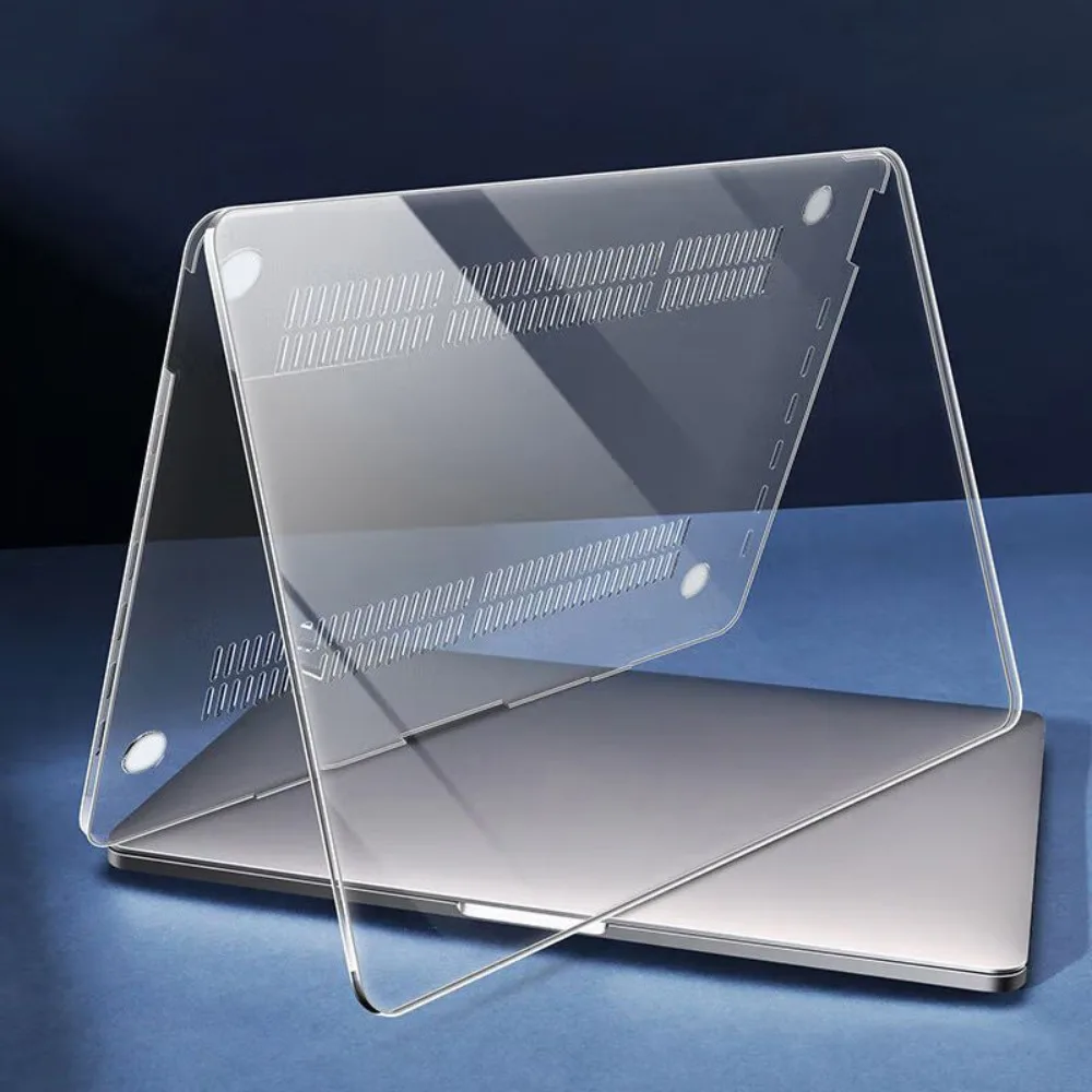 Crystal Clear Laptop Case Shockproof Scratch-resistant Laptop Protective Case Plastic Anti-fouling for Macbook Air/Mac Book Pro