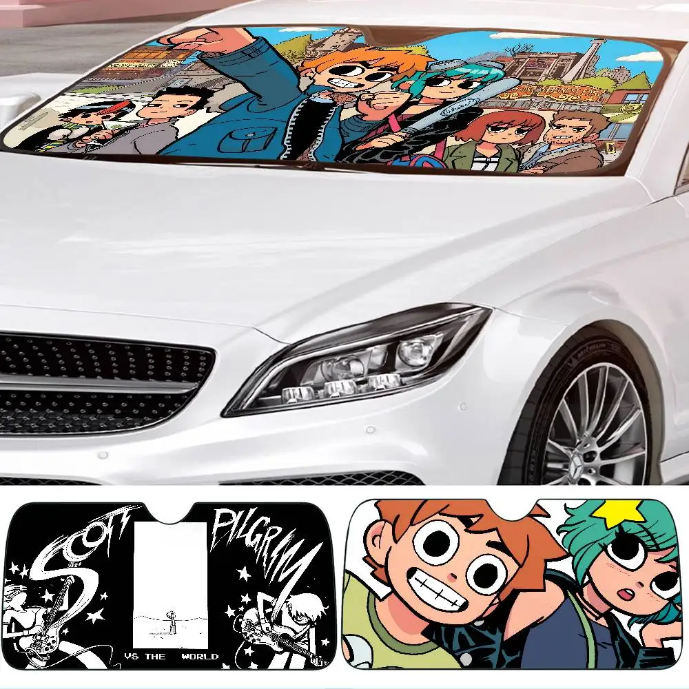 

Scott Pilgrim Takes Off автомобильный солнцезащитный козырек на лобовое стекло козырек на переднее окно 70x130 см солнцезащитный козырек солнечная защита плед подарок новинка автомобиль