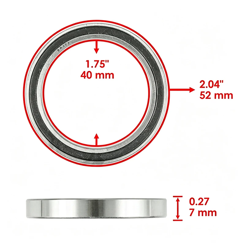 6808 Ball Bearing FOR BRP Can‑am G1G2 Quest Outlander Commander Maverik Renegade MaxT3 400 450 500 650 8001000 Ski‑Doo 420632377