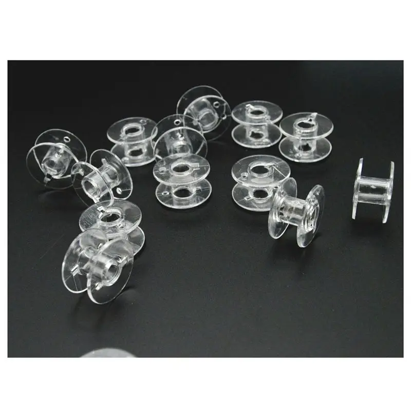 AEE8-Sewing Machine Bobbin, Universal Sewing Bobbins Plastic Sewing Machine Bobbin With Storage Box