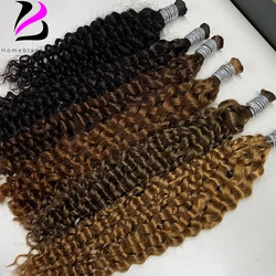 For Braiding Deep Curly No Weft Vietnamese Remy Hair Extensions Virgin Human Hair Bulk 100% Cabelo humano Deep Wave 18-30inches
