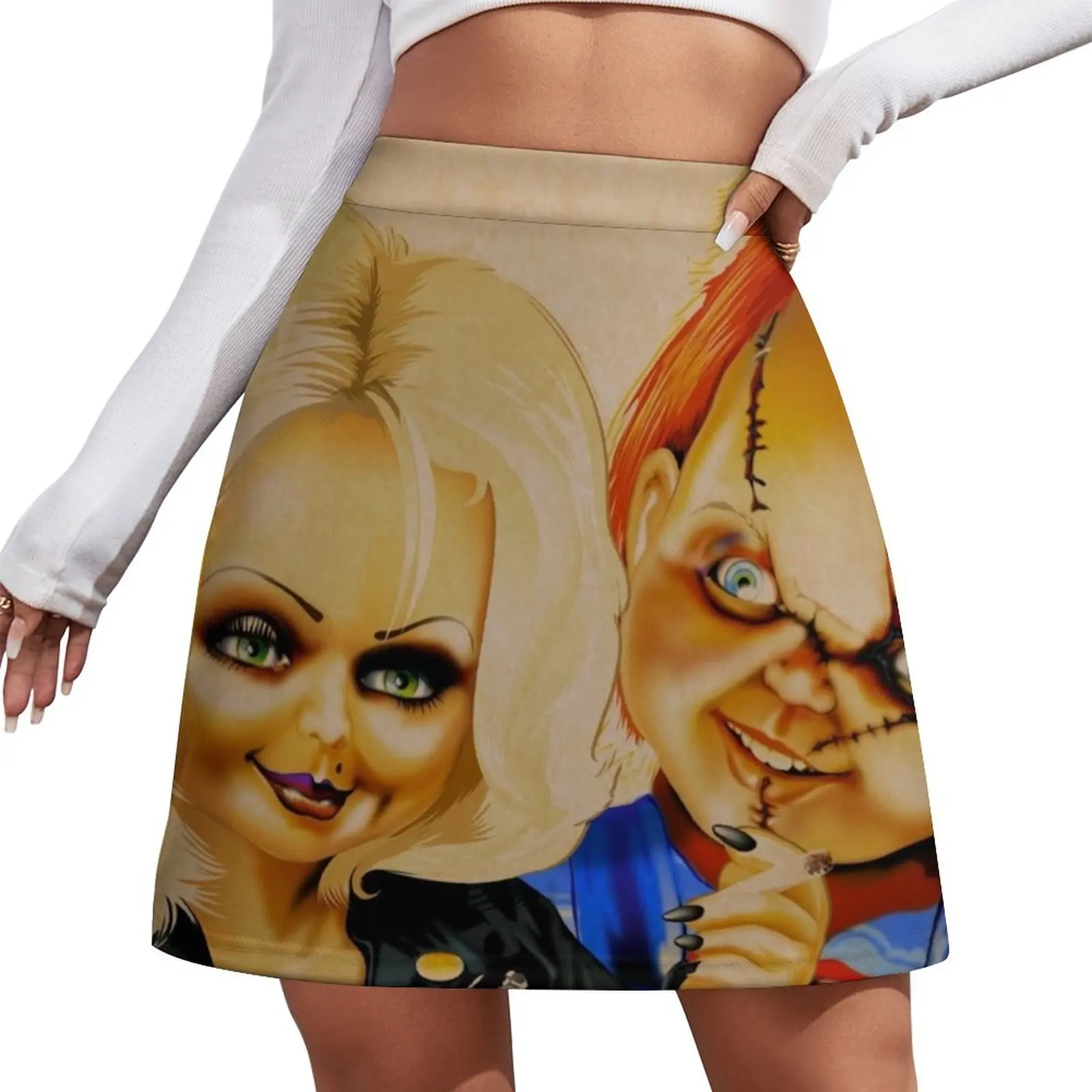 

Chucky and his bride Mini Skirt Women skirt clothes for woman Woman skirts Evening dresses