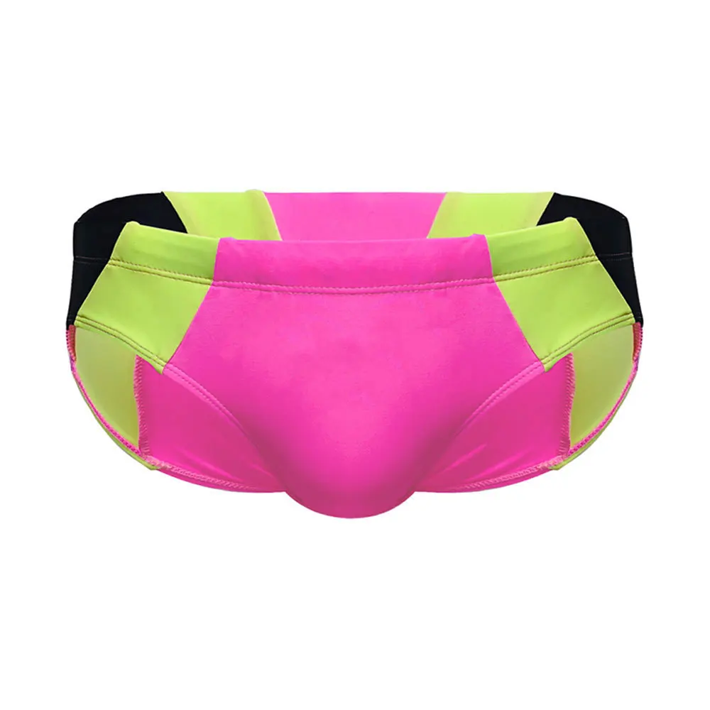 New foreign trade sports fitness briefs swimming trunks color matching quick-drying beach sports UXH370