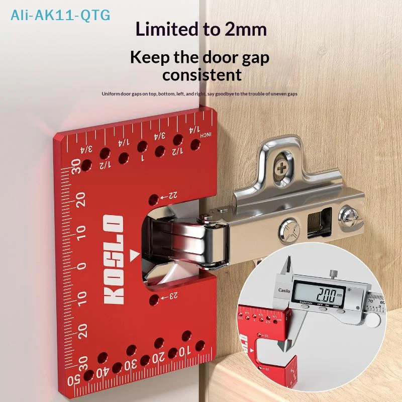 NEW Magnetic Cabinet Door Hinge Spacer 2mm Gaps Alignment Tool For Cabinet Door Quick Installation For Perfect Doors Gaps