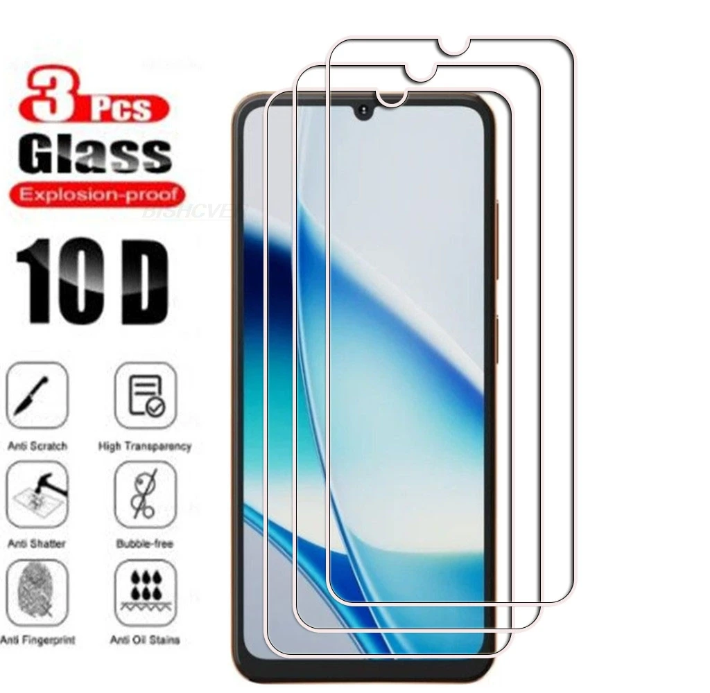 3pcs 9H Tempered Glass For HOTWAVA17ProMax A17 A17Promax 6.75
