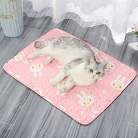 Moisture Proof Pet Dog Floor Mat Cooling Sofa Cushion Skin Friendly Cat Sleeping Mat Breathable Cooling Pet Bed Mat