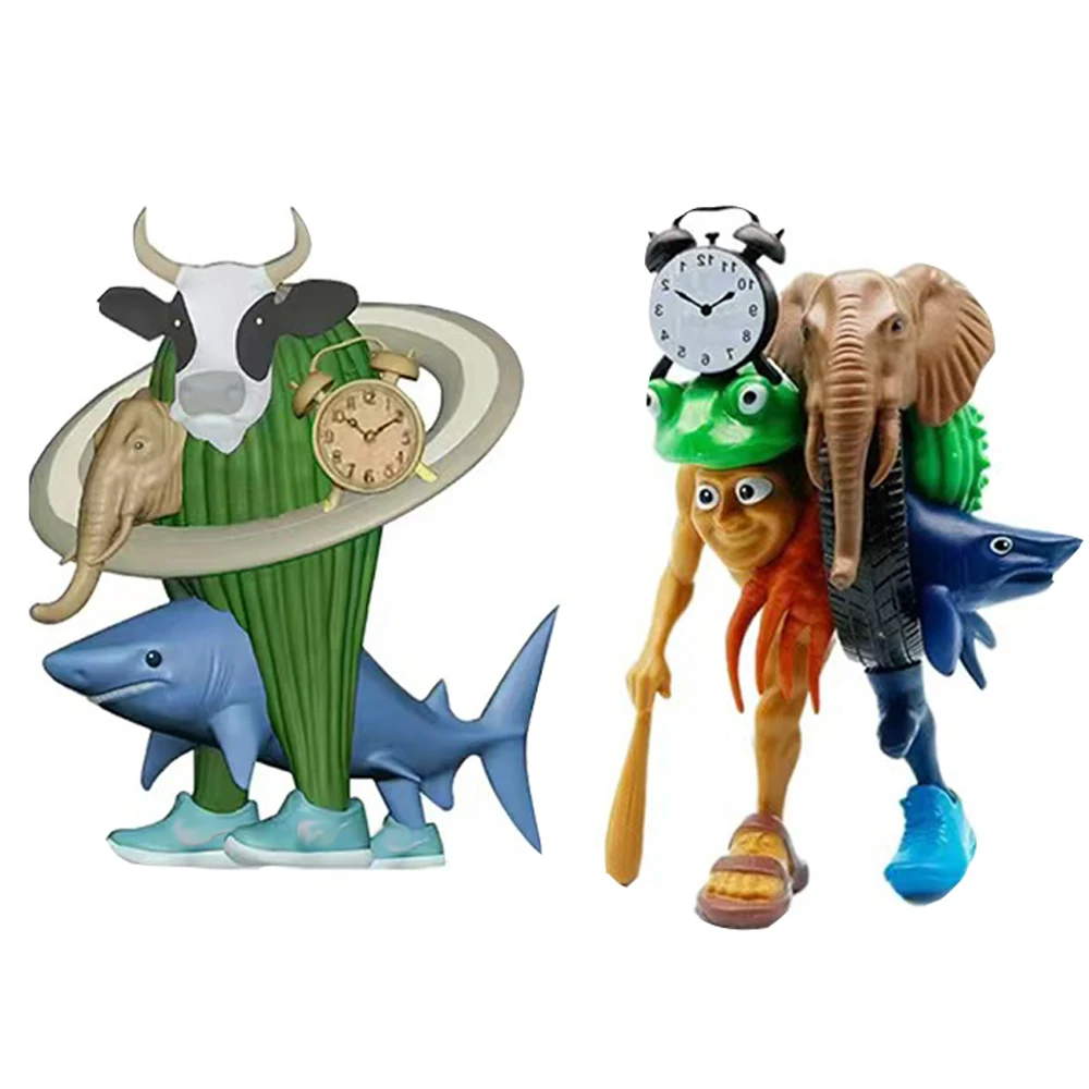 Italian Brainrot Tung Sahur Figure Toy Tralalero Tralala Figures