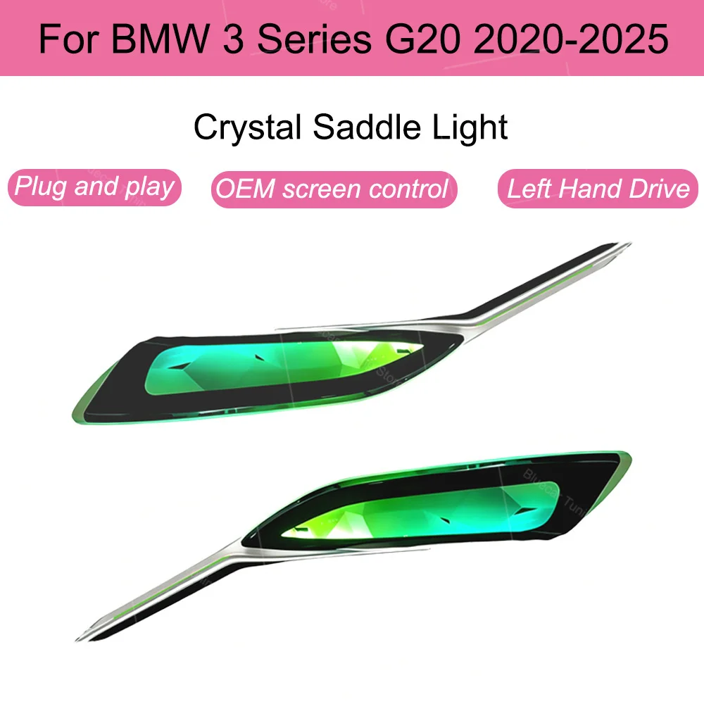 11 Colours Center Console Saddle Light For BMW 3 Series G20 LED Decorative Lights In The Car Ambient Light Refit