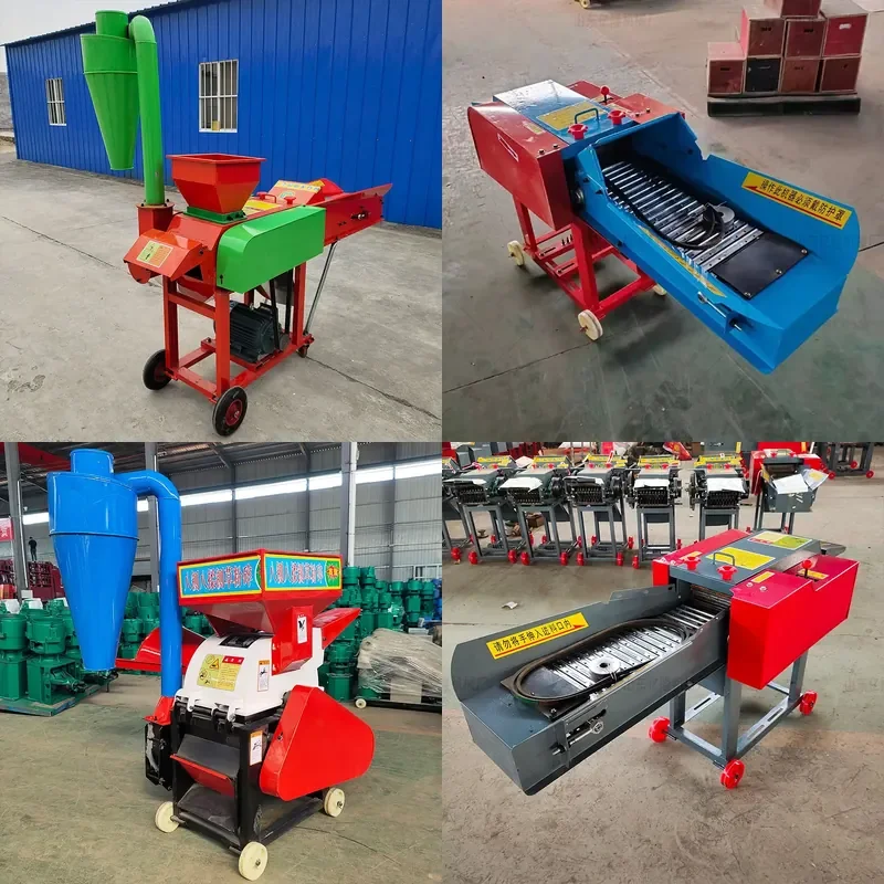 Guillotine Machine for Breeding Cattle and Sheep Wet and Dry Straw Kneading Machine Corn Straw Crusher