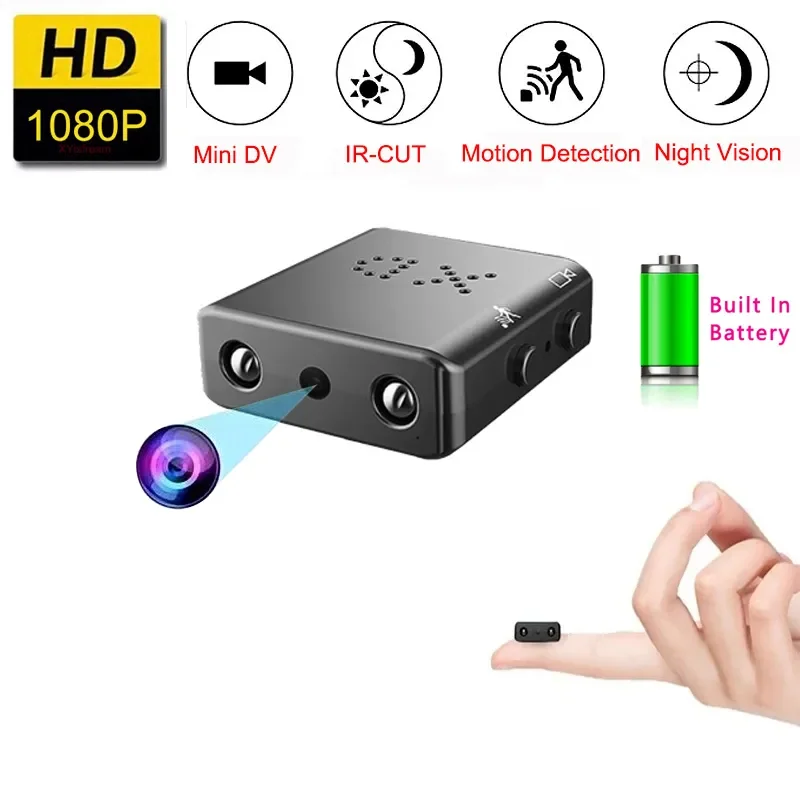 Mini Camera Full HD 1080P Home Security Protection Night Vision Micro cam Motion Detection Video Voice Recorder Secret Hidden TF