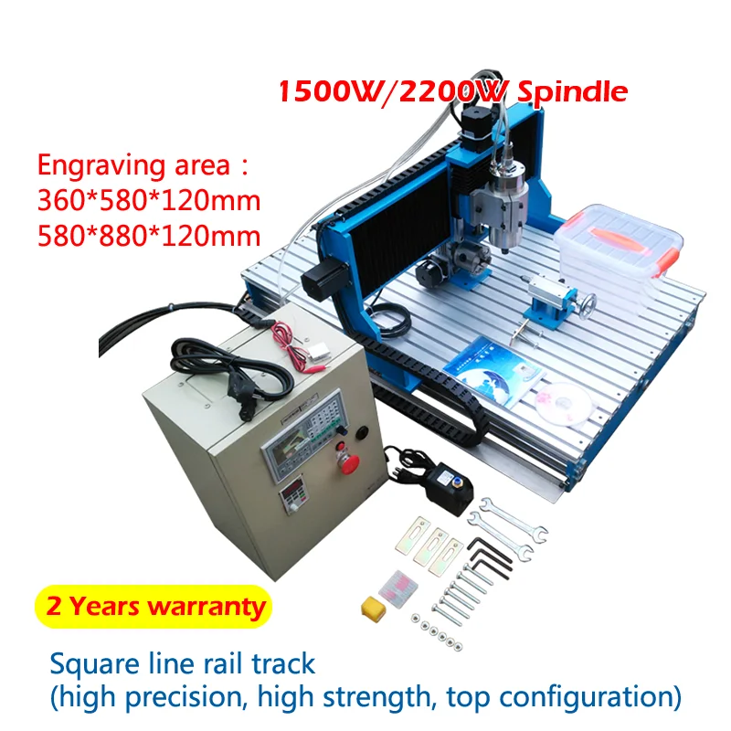 

Автономный гравировальный станок для печатных плат с управлением DSP, 6090, 6040, 2200 Вт, деревообрабатывающий фрезерный станок 1500 Вт для резьбы по металлу с линейной направляющей