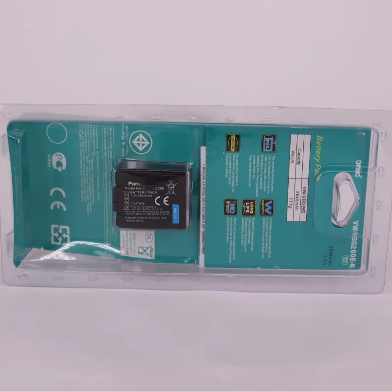 VBG260 Battery 2640mAh Full Decode for Sony HDR-CX680 CX675 CX450 CX900 PXW-Z90 FDR-AX60 AX700 H258GK DX1GK Camcorder