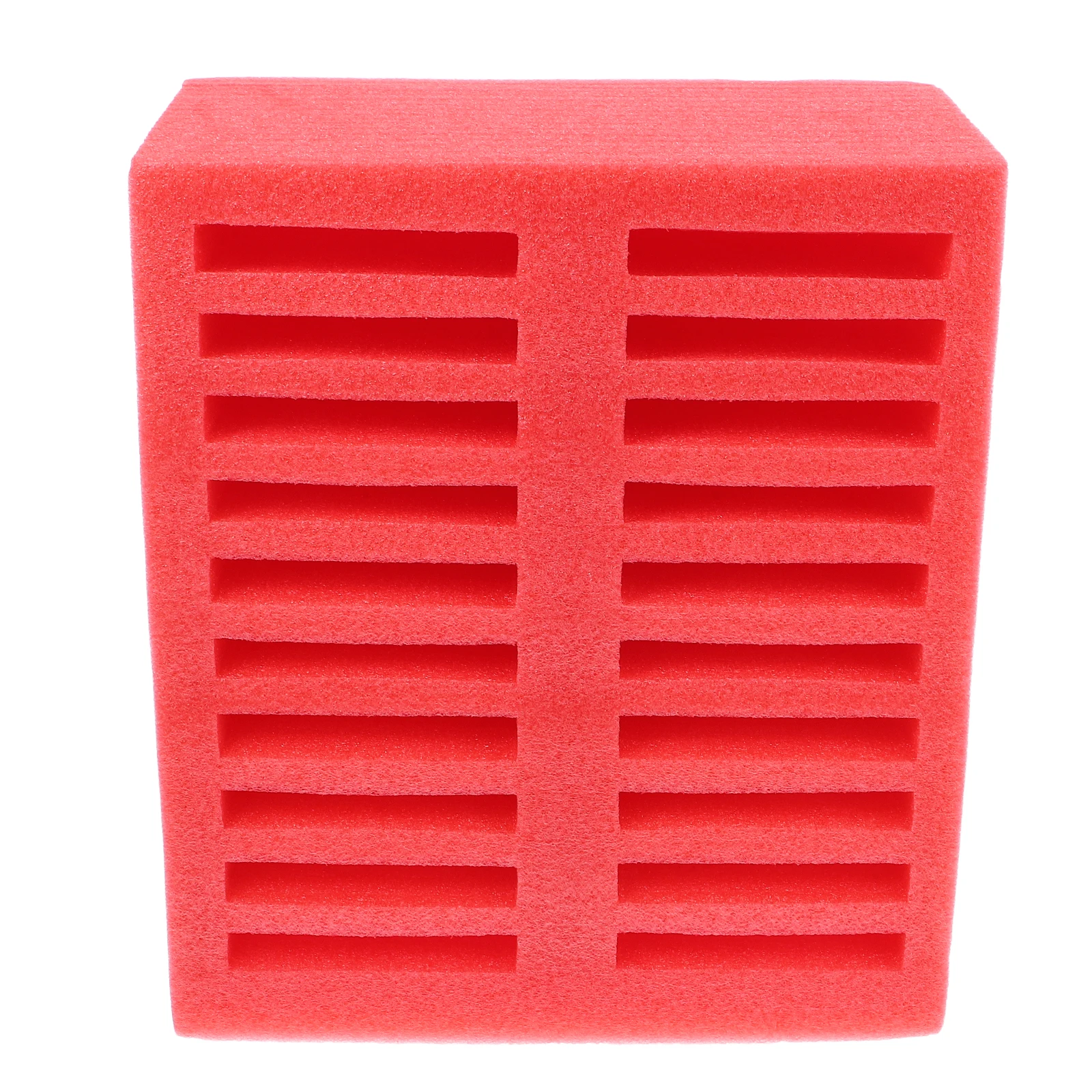 

Mobile Phone Storage Box 12 Compartments Pearl Cotton Cellphone Holder Classroom Bins Tempered Film Shockproof Foam Case ganizer