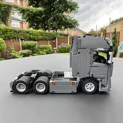 Technical Truck Engineering Container FH Tractor Unit Building Blocks 4x2 6x4 Trailer Unit Tower Head Car Model Bricks Toy Gifts