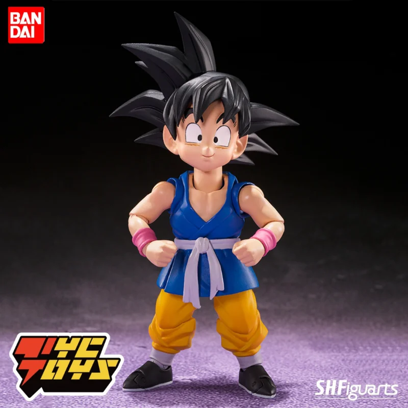 

Оригинальный Bandai Dragon Ball Gt S.H. Фигуртс Сон Гоку малыш камехамеха аниме фигурка модели Фигурки искусственные игрушки подарок