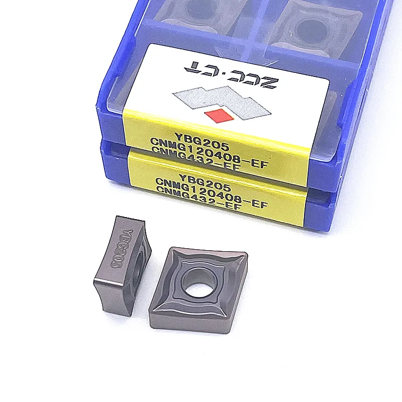 ZCC.CT-CNC أدوات تحول المعادن ، أدوات القطع المخرطة بالقطع ، CNMG120404-EF ، YBG205 ، التصنيع باستخدام الحاسب الآلي ، CNMG 120408