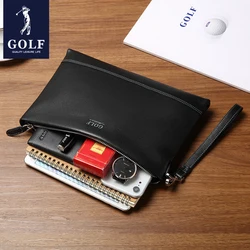 GOLF hand bag man  leather business envelope bag contracted caught hand holding bag fashion handbags Mobile phone bag