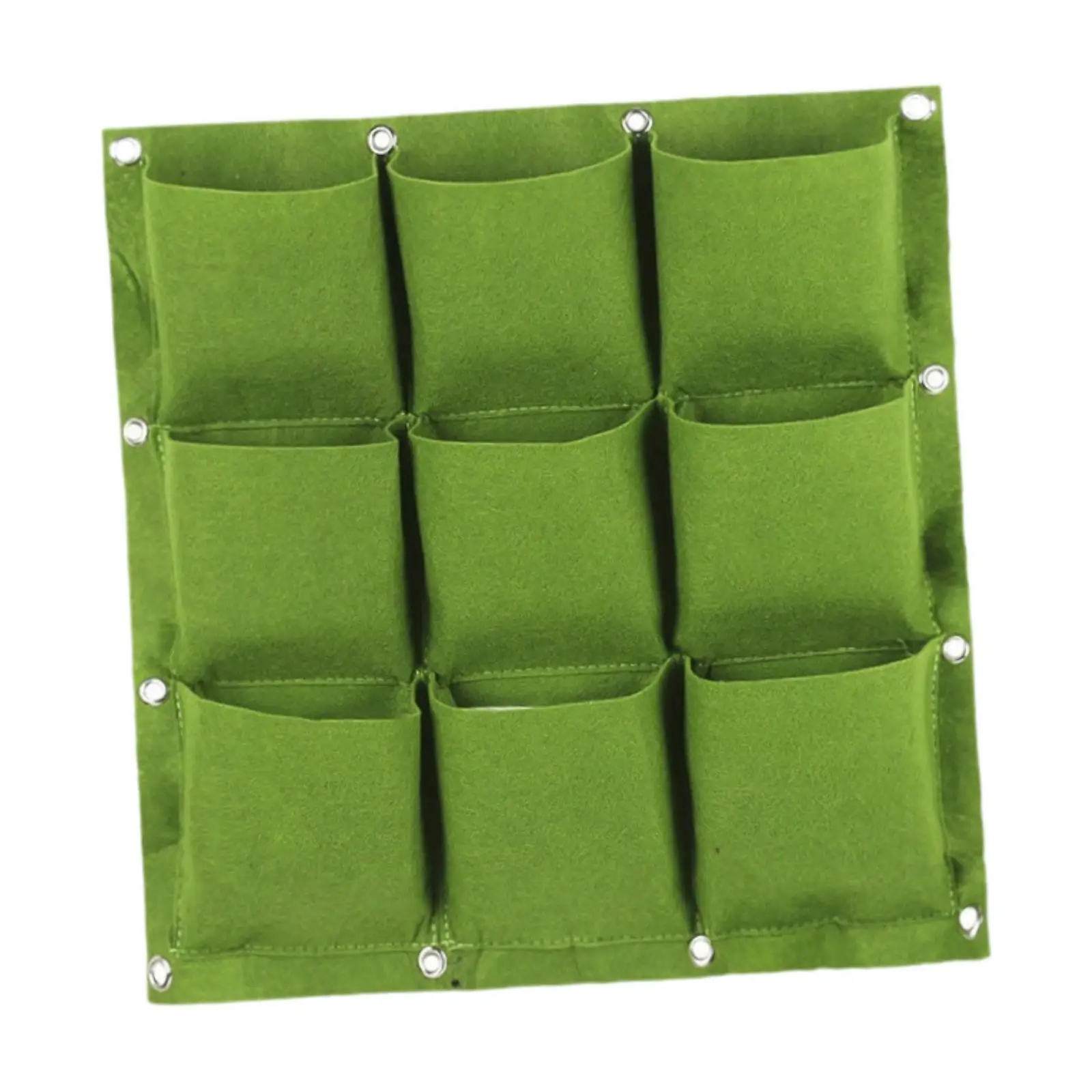 Garden Wall Planter with 9 Pockets Flower Container Outdoor Indoor Plant Grow Bag for Gardening Lawn Yard Doorway Outside