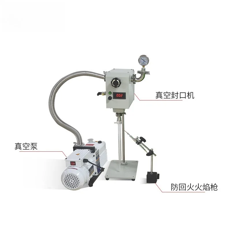 Vacuum sealing machine, molecular pump unit, high vacuum sealing machine equipment